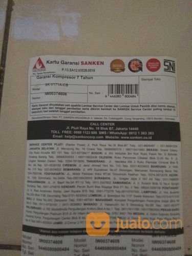 Kulkas 1 Pintu Merk Sanken