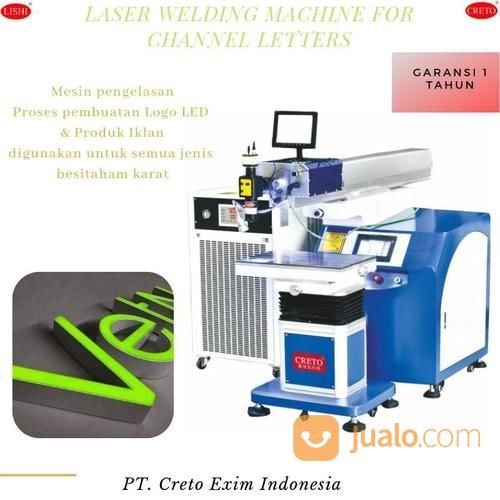 Mesin Las Laser Welding For Channel Letters Untuk Identitas Logo
