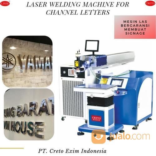 Mesin Las Laser Welding For Channel Letters Untuk Identitas Logo