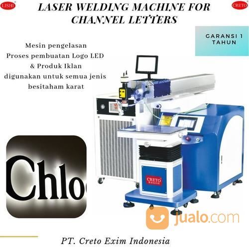 Mesin Las Laser Welding For Channel Letters Untuk Identitas Logo