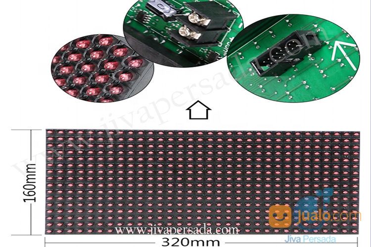 Running Text, Papan Digital, Jam Digital