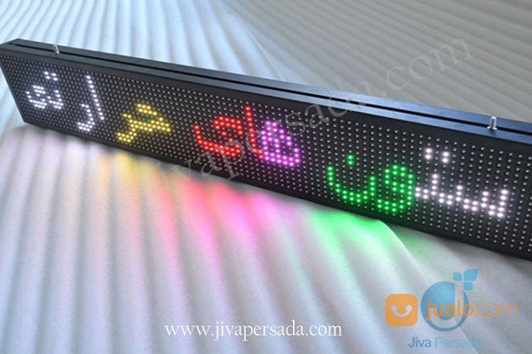 Running Text, Papan Digital, Jam Digital