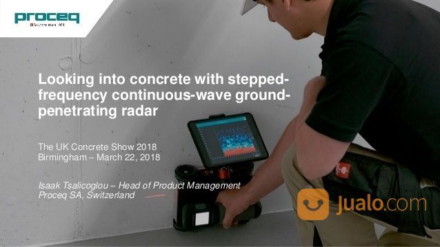 Portable Ground Penetrating Radar - Proceq GPR Live