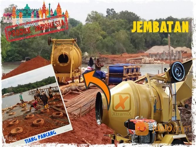 Mixer Molen Beton Cor Xtramix Mini Ready Mix Model WINGET