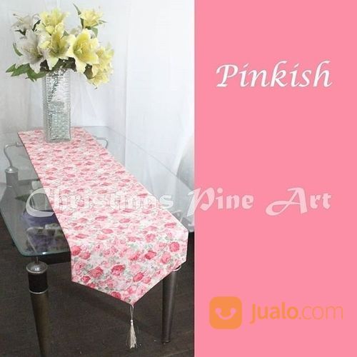 Shabby Chic Table Runner / Taplak Meja Tamu Kain Bunga