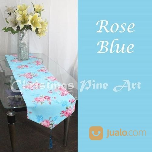 Shabby Chic Table Runner / Taplak Meja Tamu Kain Bunga