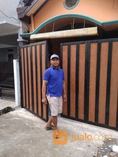 Pintu Lipat Motif Kayu