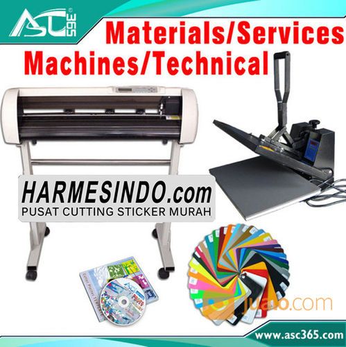 ALAT CETAK STICKER OTOMATIS MURAH AMBON | Mesin Cutting Plotter Pemotong Stiker Vinyl Polyflex