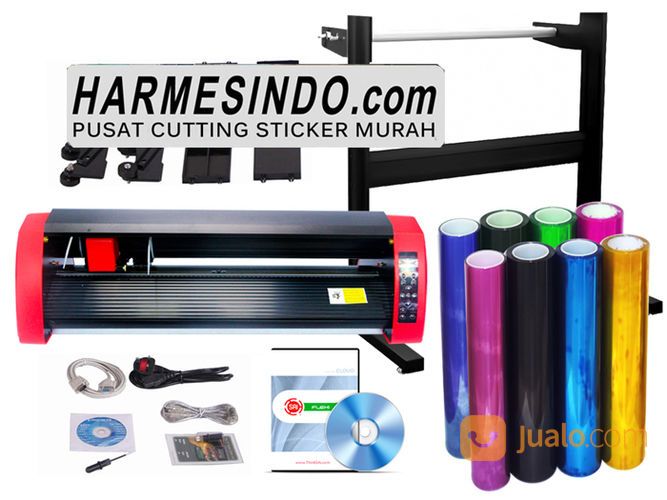 ALAT CETAK STICKER OTOMATIS MURAH MANOKWARI | Mesin Cutting Plotter Pemotong Stiker Vinyl Polyflex