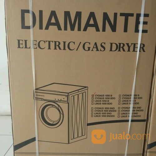 Mesin Pengering Pakaian Dryer Gas Diamante 10.5 Kg Double Selenoid