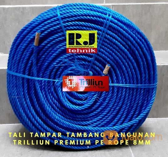 Tali Tampar Tambang Bangunan Trilliun Premium PE Rope 8mm