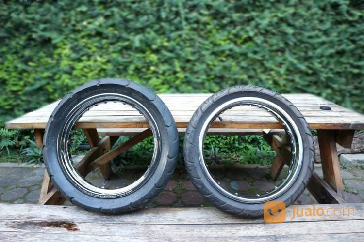 Lingkaran Velg Union Dan Ban IRC R14 Kawasaki KLX Dtracker Original Copotan