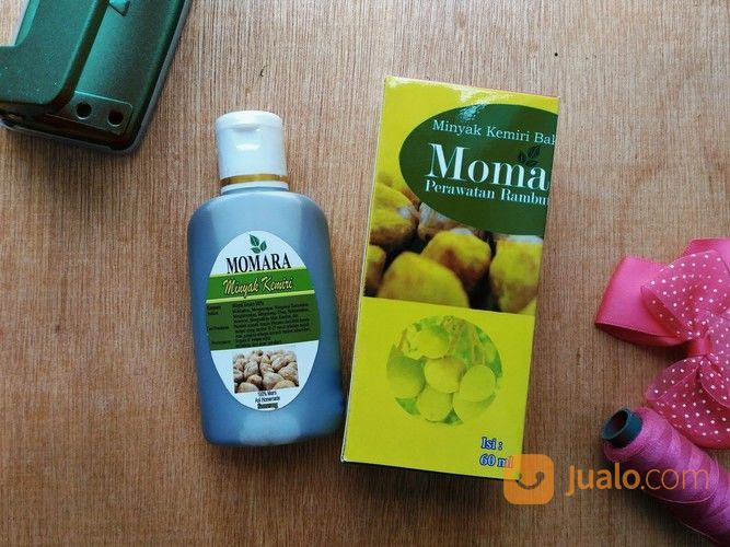 Penumbuh Rambut Alami Minyak Kemiri Bakar MOMARA