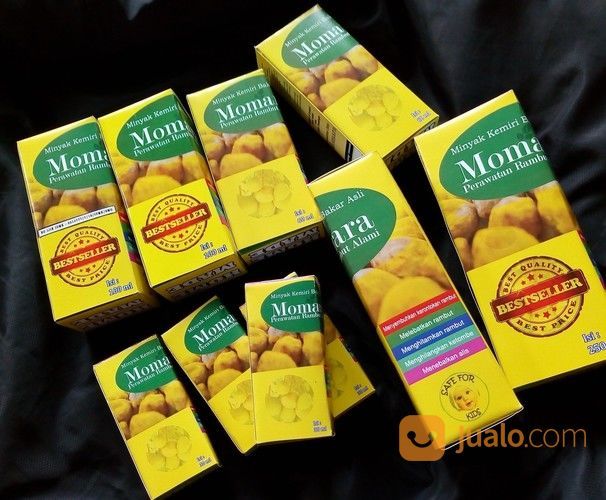 Penumbuh Rambut Alami Minyak Kemiri Bakar MOMARA