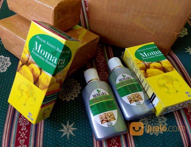 Penumbuh Rambut Alami Minyak Kemiri Bakar MOMARA