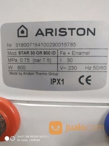 Water Heater ARISTON 30 Liter