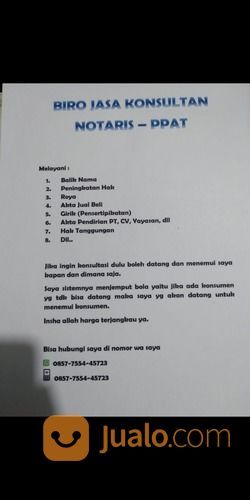 Jasa Notaris - PPAT
