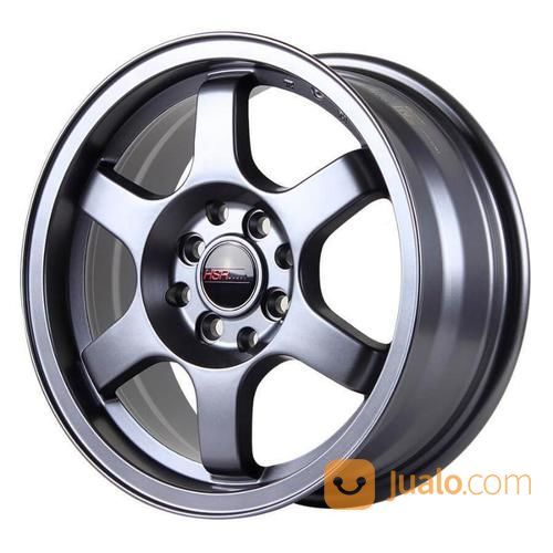 Velg Racing Mobil Ring 15 Type Tokyo Warna Matte Grey - Jakarta Timur