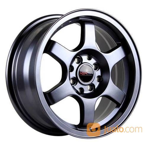 Velg Racing Mobil Ring 15 Type Tokyo Warna Matte Grey - Jakarta Timur