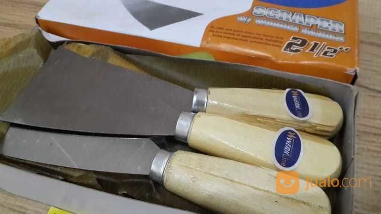 Kapi Tukang Scraper Gagang Kayu Werkline 2,5"