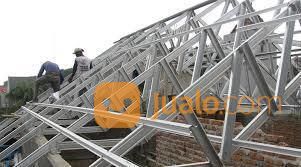 Pasang Plafon-Partisi Gypsum/PVC + Kusen-Jendela-Pintu Alumunium + Atap Baja Ringan+Cat Motif