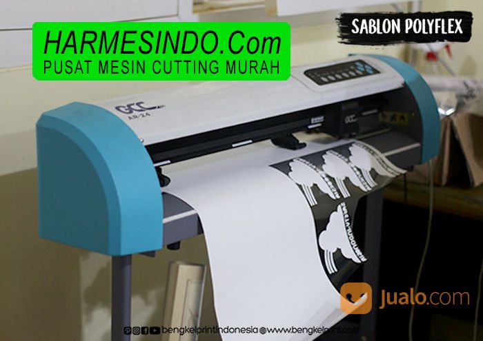 MESIN STICKER MURAH TERNATE | PRINTER CUTTING POLYFLEX JINKA Alat Kating Cetak Stiker HARIZO