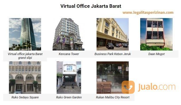Virtual Office Jakarta Utara, Selatan, Barat, Pusat, Timur