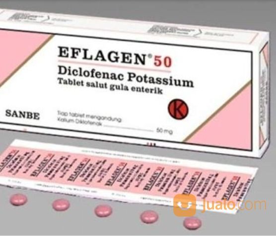 Eflagen 50 Mg Tablet Per Box