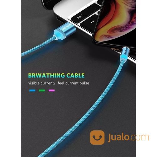 Kabel Charger Hp Ponsel Magnet LED Merk Uslion
