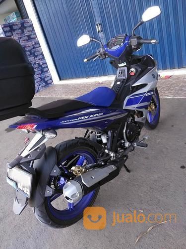 Yamaha MX King 2017 Warna Blue Silver Yamaha Racing