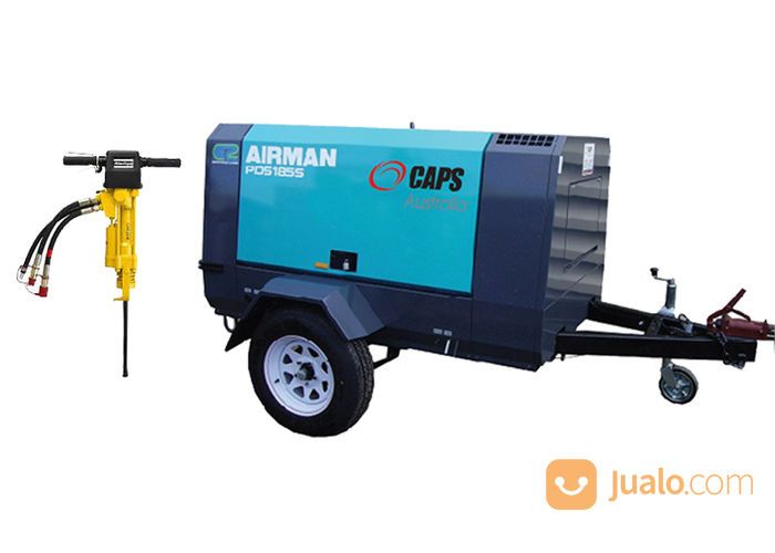 Sewa Jack Hammer Kompresor PDS 175/185 Cikarang. Siap Kirim Sekarang Juga.