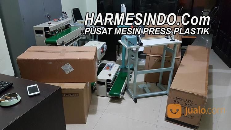 TOKO MESIN KEMASAN MAKANAN PADANG Alat Press Segel Perekat Plastik Continuous Band Sealer