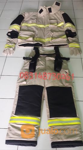Jaket Pemadam Kebakaran Anti Bara Dan Tahan Api