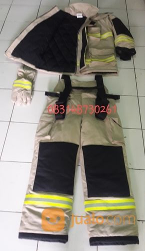 Jaket Pemadam Kebakaran Anti Bara Dan Tahan Api