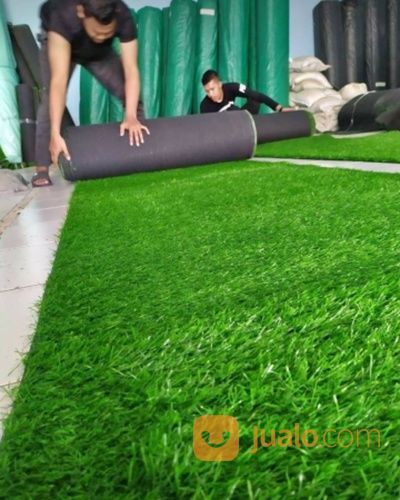 Rumput Sintetis Yang Banyak Peminat Dengan Yang Ketinggian 25Mm Rumput Sintesis Ini Hijau
