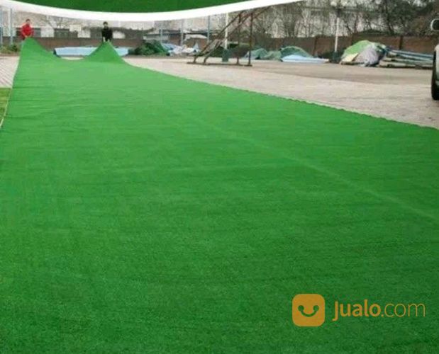 Rumput Sintetis Yang Banyak Peminat Dengan Yang Ketinggian 25Mm Rumput Sintesis Ini Hijau