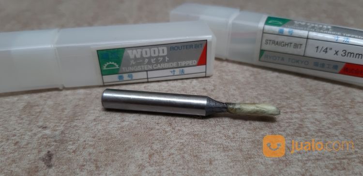 Mata Profil Kayu Lurus Router Straight Bit 3mm Ryota Tokyo