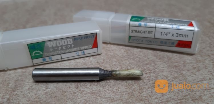Mata Profil Kayu Lurus Router Straight Bit 3mm Ryota Tokyo