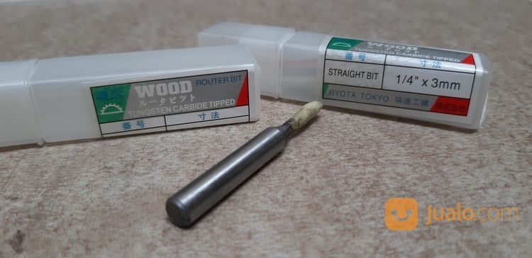 Mata Profil Kayu Lurus Router Straight Bit 3mm Ryota Tokyo
