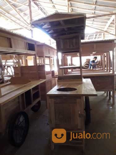 Gerobak Bakmi Jawa Jati Gerobak Sudah Plitur