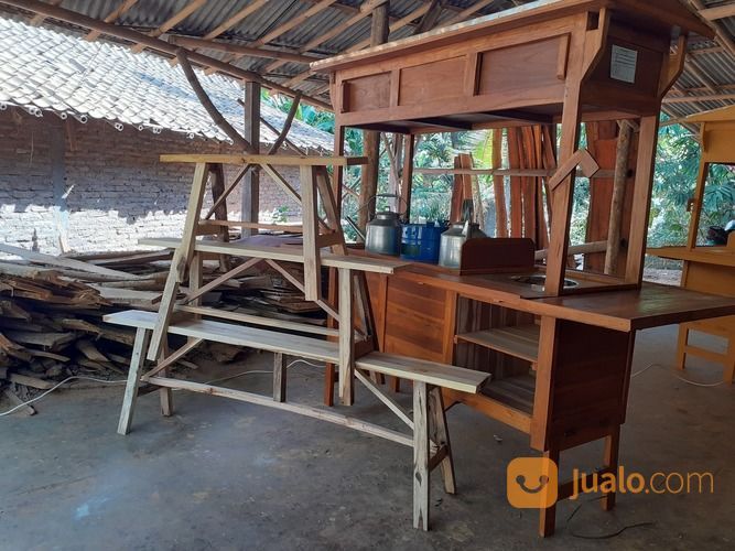 Gerobak Angkringan Gerobak Paket Standar Gerobak Sudah Plitur