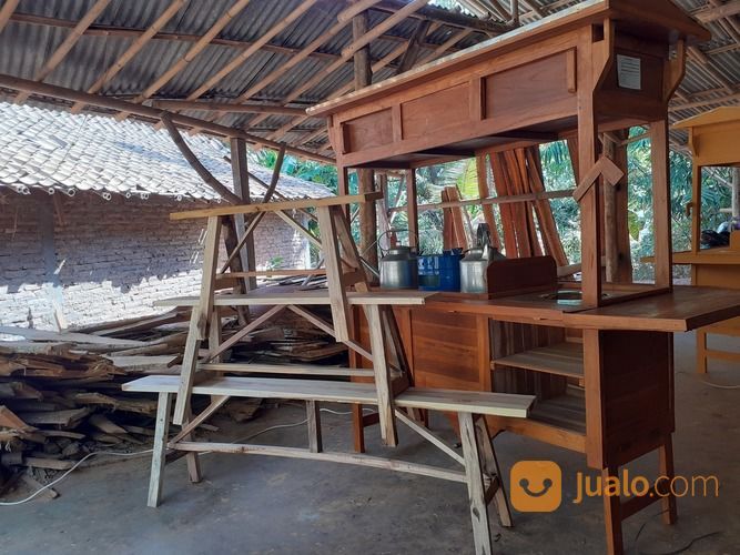 Gerobak Angkringan Gerobak Paket Standar Gerobak Sudah Plitur