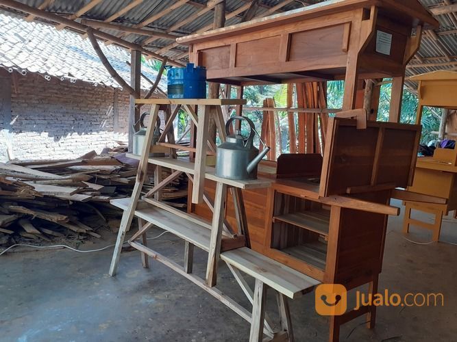 Gerobak Angkringan Gerobak Paket Standar Gerobak Sudah Plitur