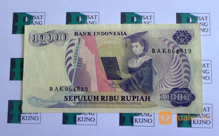 Uang Kuno 10000 Rupiah Tahun 1985 RA Kartini