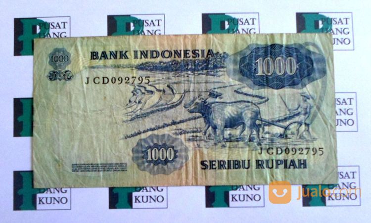 Uang Kuno 1000 Rupiah Tahun 1975 Diponegoro