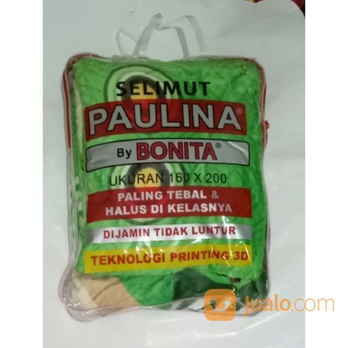 Selimut Paulina By Bonita Ukuran 160x200 Motif Sally