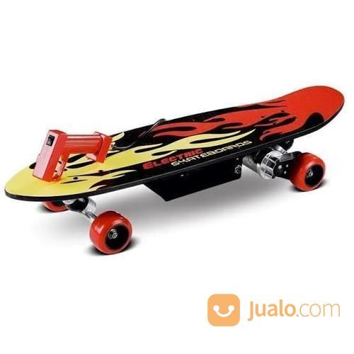 Skateboard Papan Seluncur Listrik Elektrik Pakai Remote Wireless New