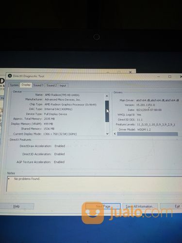 Laptop Hp Amd A4 Ram 4gb