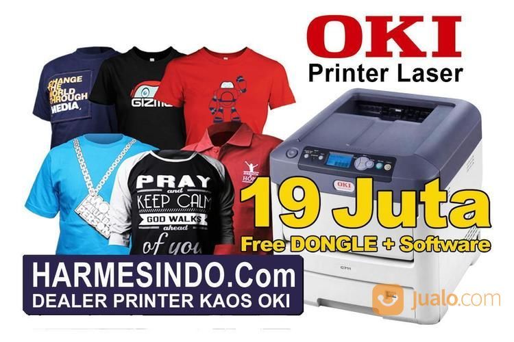 DISTRIBUTOR PRINTER OKI SABLON KAOS MATARAM Mesin Cetak Baju A4 A3 Kertas Laser Transfer Paper