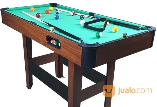Meja Billiard Biliar Bilyar MURREY 4ft MDF Original Bonus Komplit